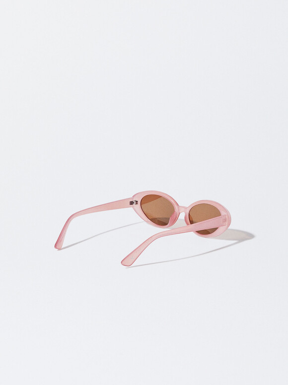 Gafas De Sol Ovaladas, Rosa, hi-res