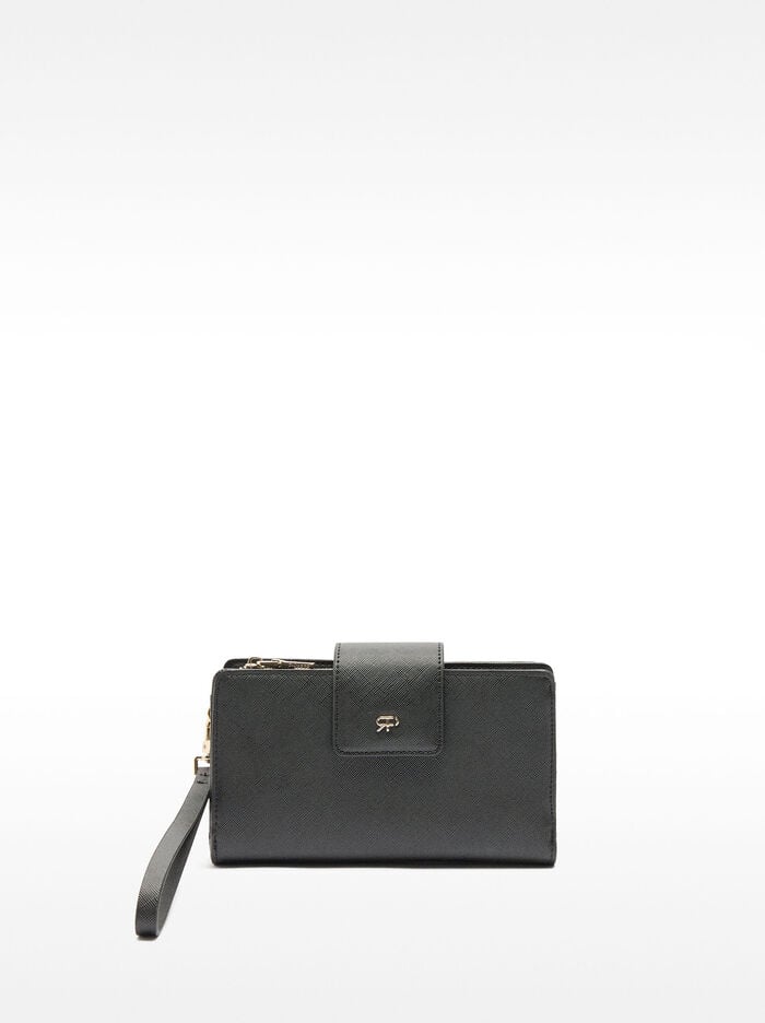 Cartera con asa de mano