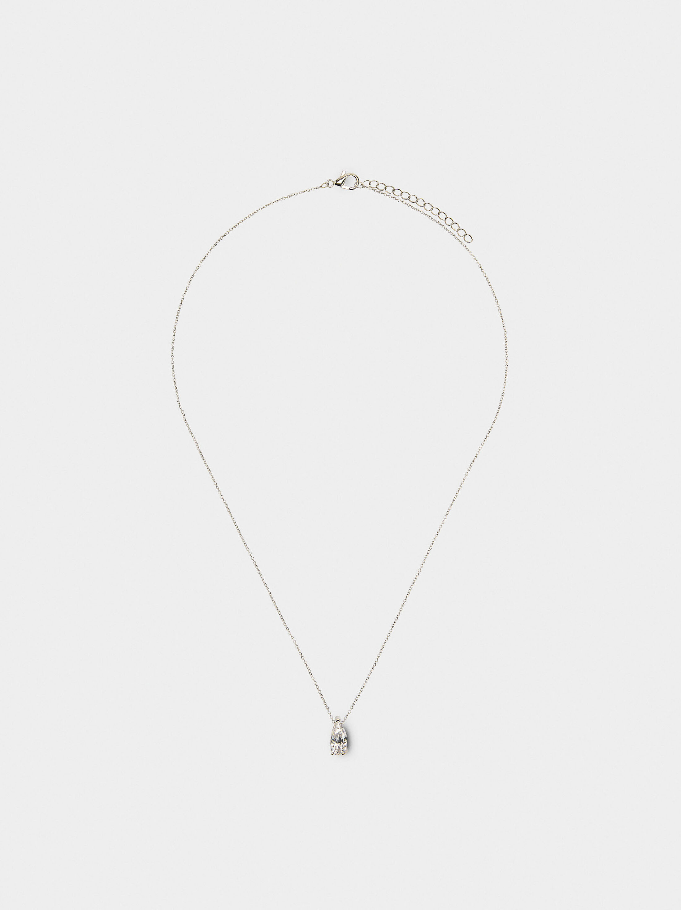 Collaret amb penjoll de zirconies image number 1.0