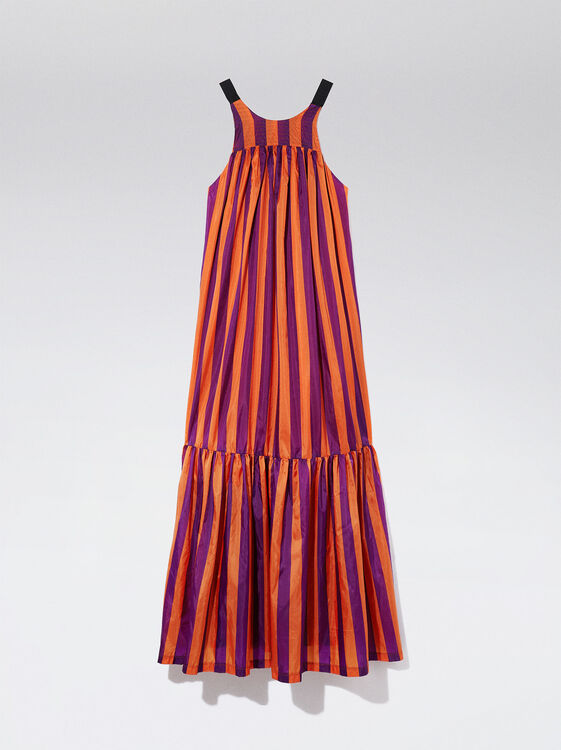 Long Nylon Dress, Multicolor, hi-res