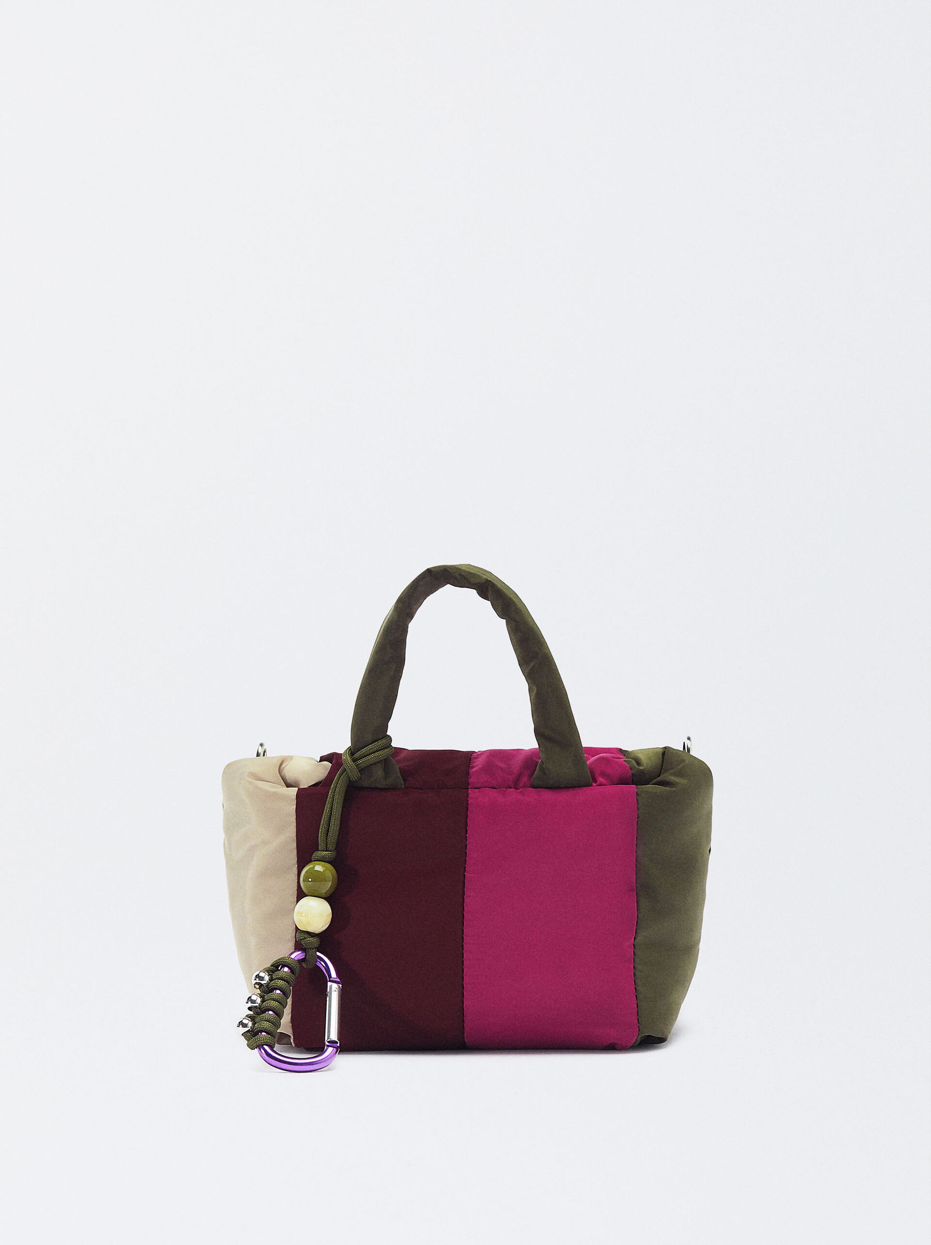 Borsa Tote A Righe M image number 0.0