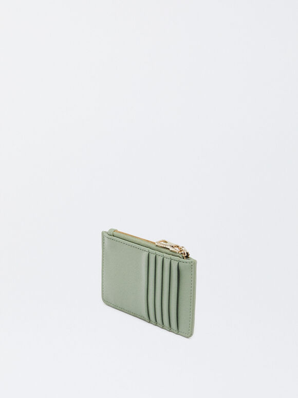 Basic Card Holder, Green, hi-res