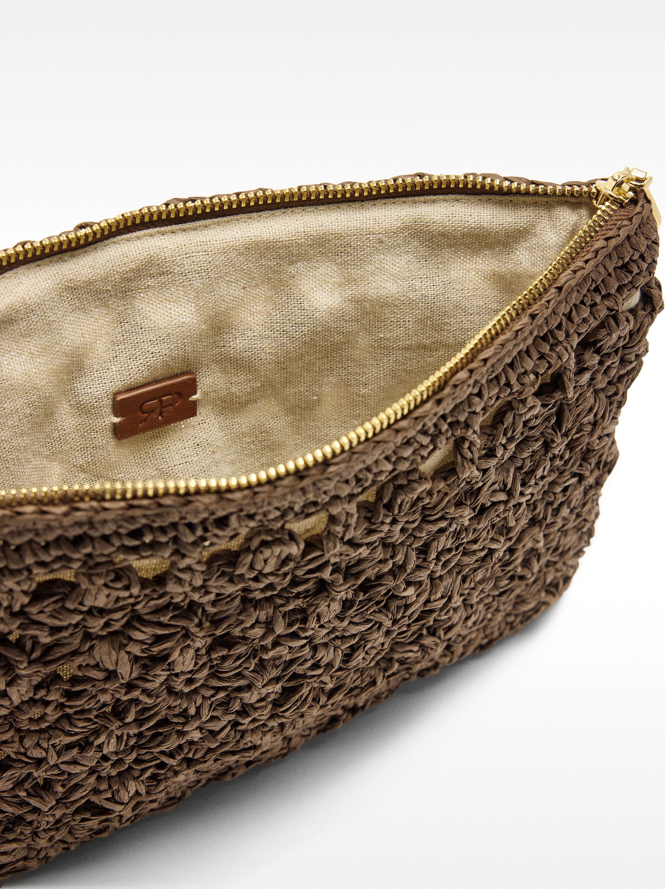 Multipurpose straw-effect bag image number 2.0