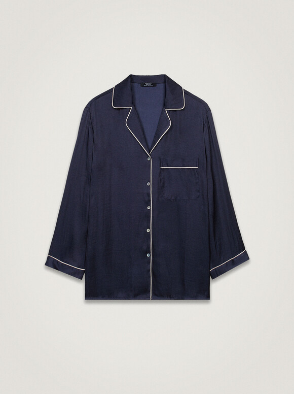 Set De Pyjama Personnalisable Avec Masque, Bleu Foncé, hi-res