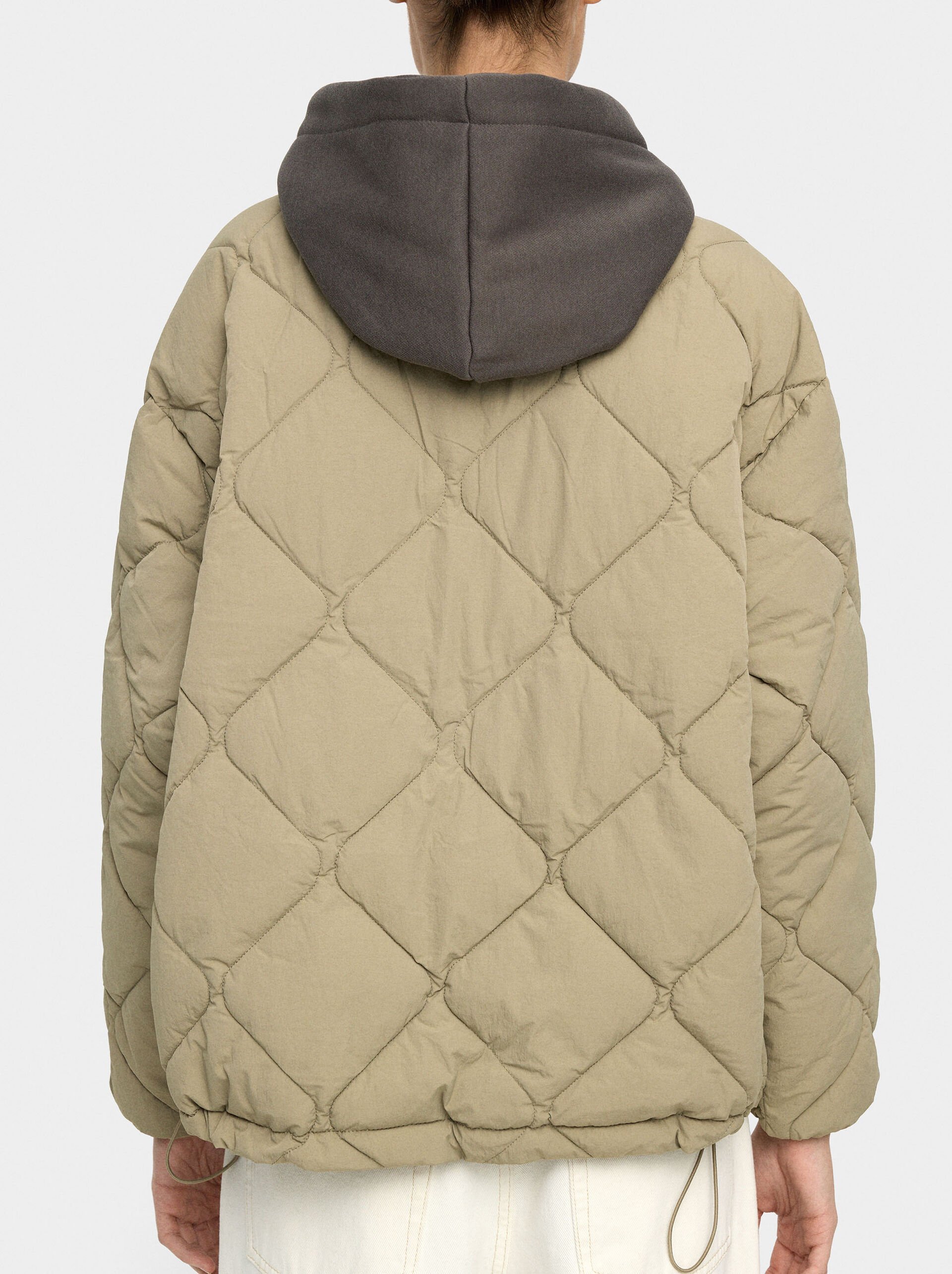 Manteau matelassé avec capuche amovible image number 3.0