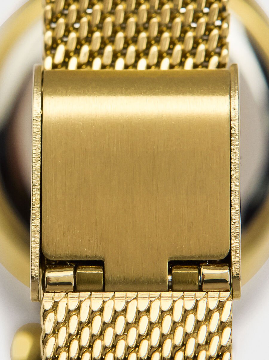 Oval watch stainless steel mesh