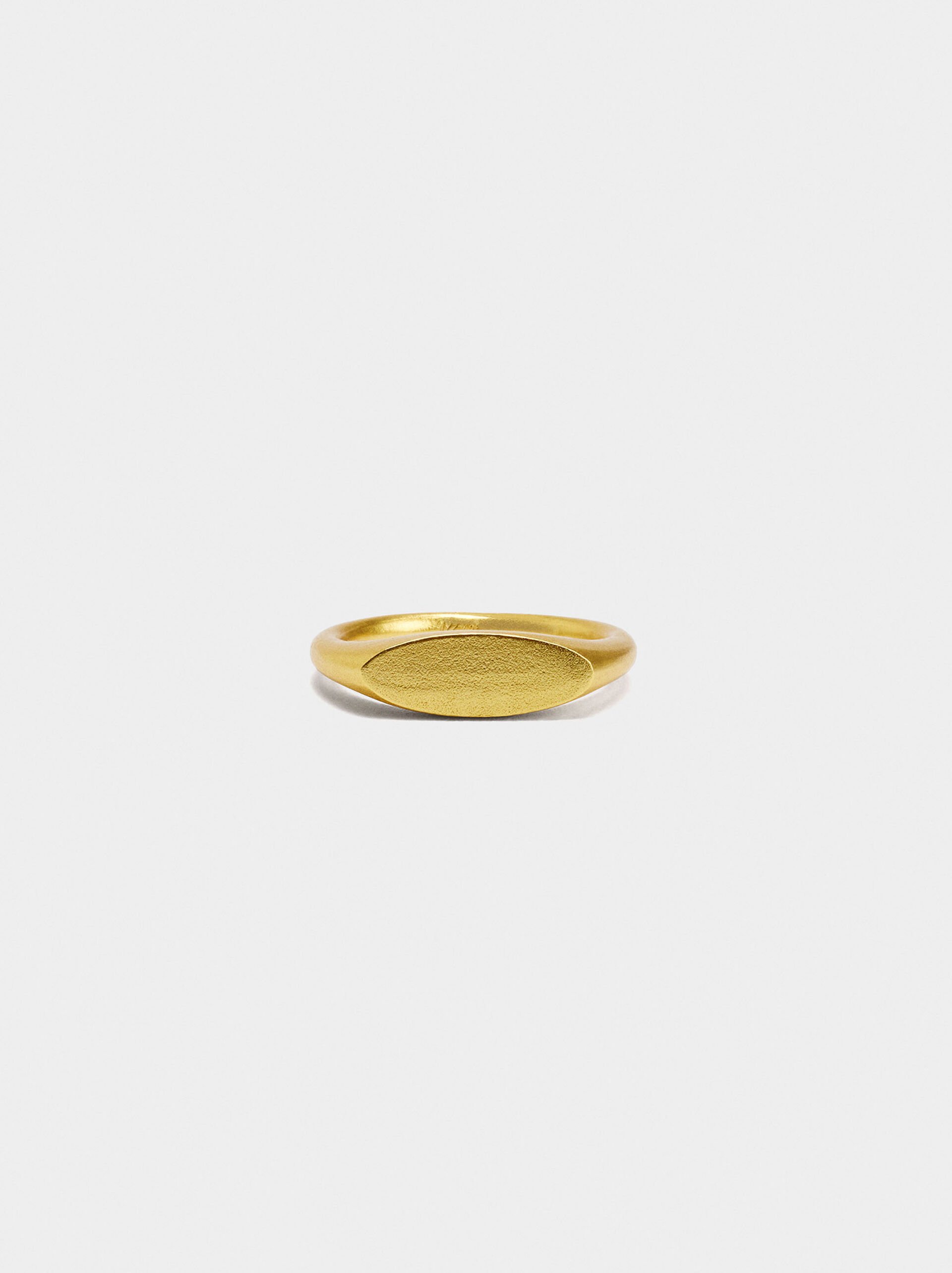 Ring with oval detail - 925 sterling silver image number 0.0