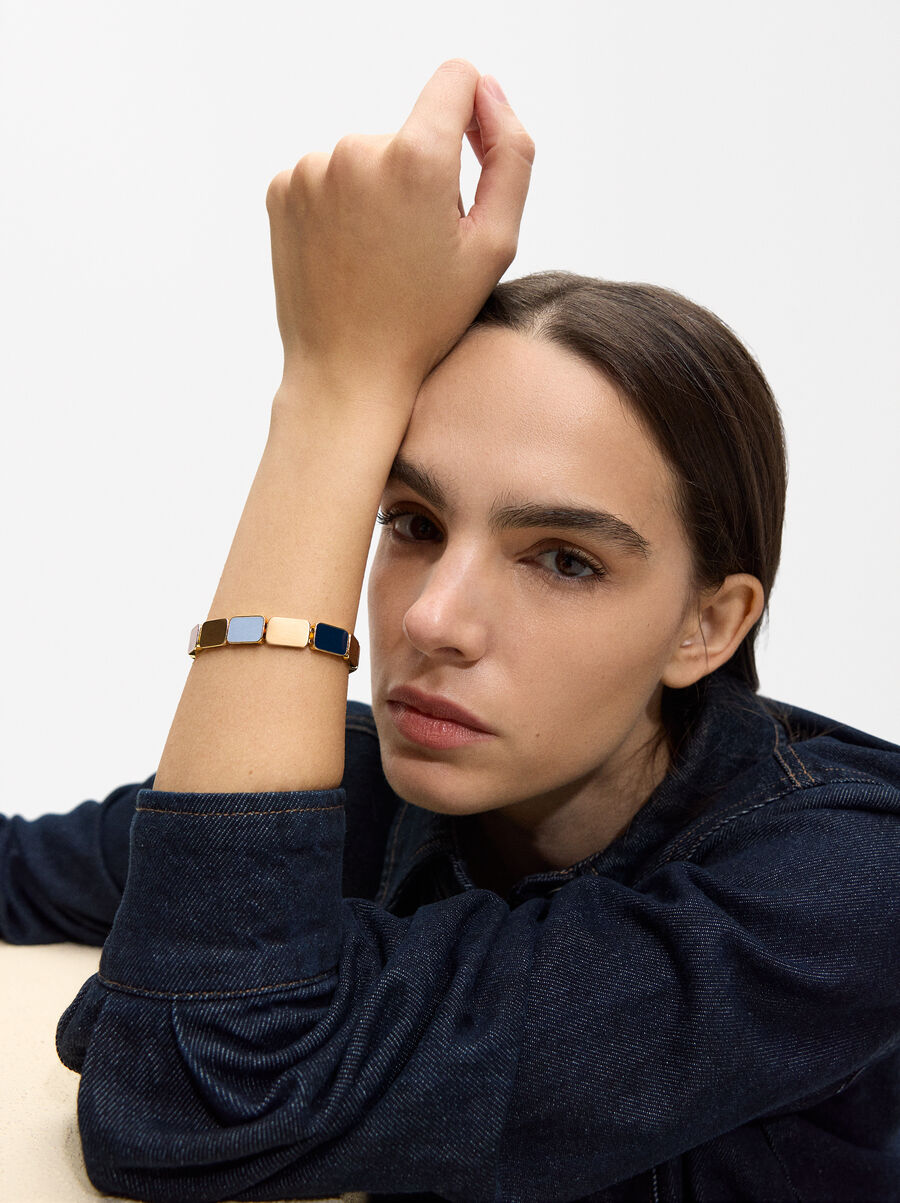 Pulsera elástica esmaltada
