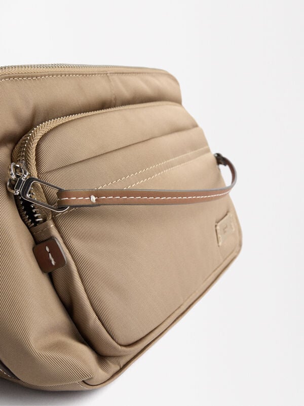 Nylon crossbody bag
