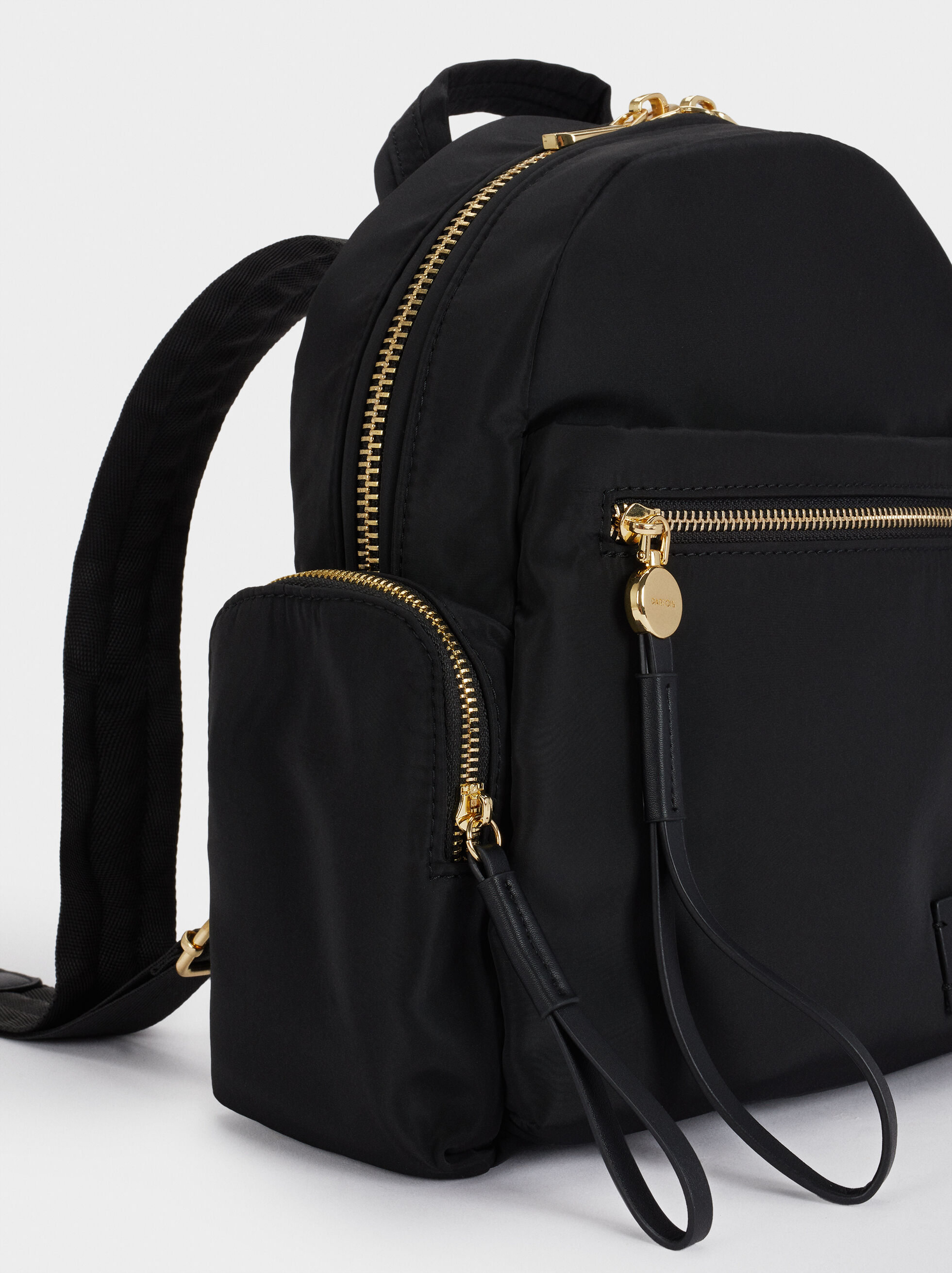 Black backpack with pockets clearance