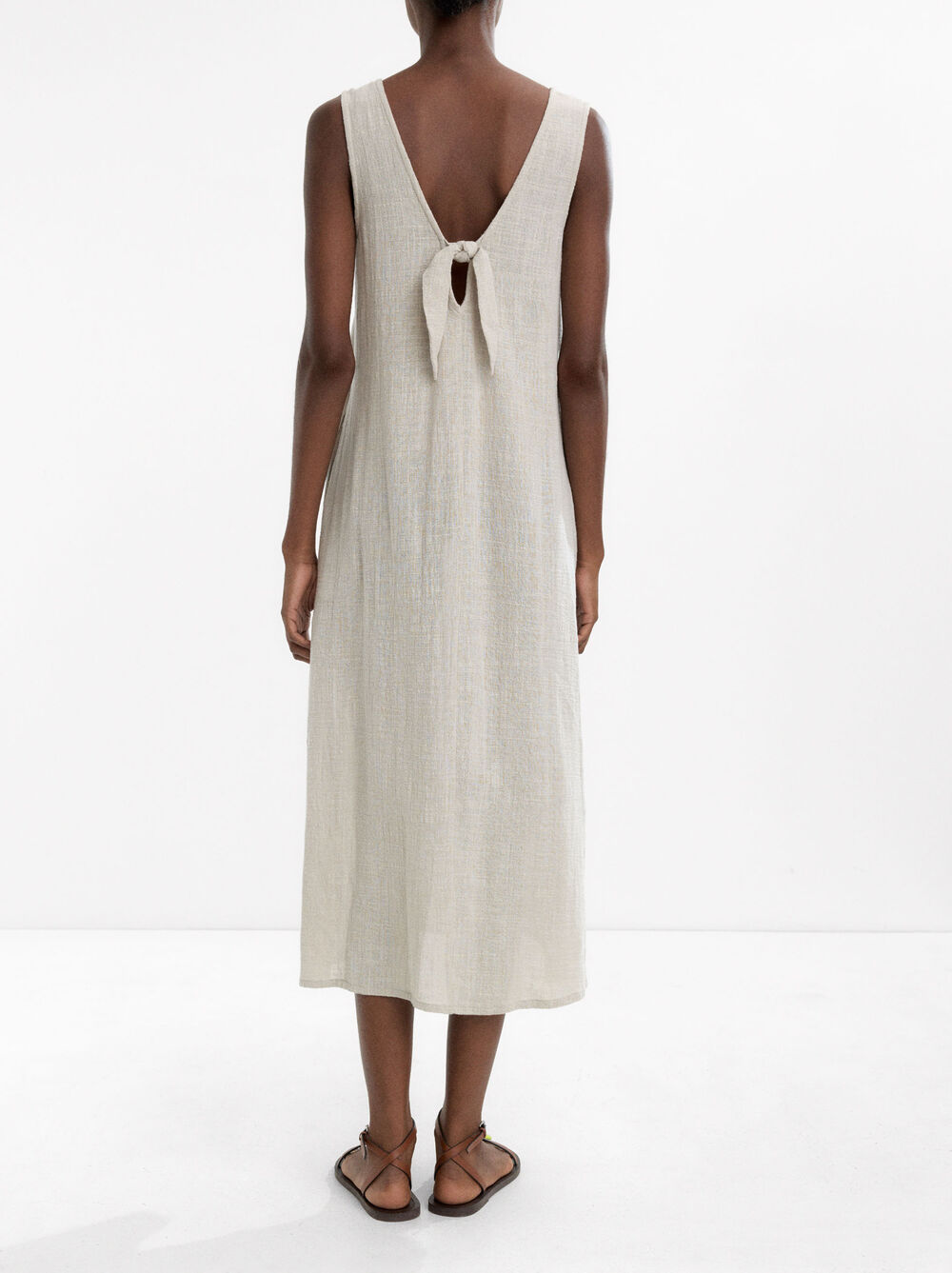 Midi dress 100% cotton