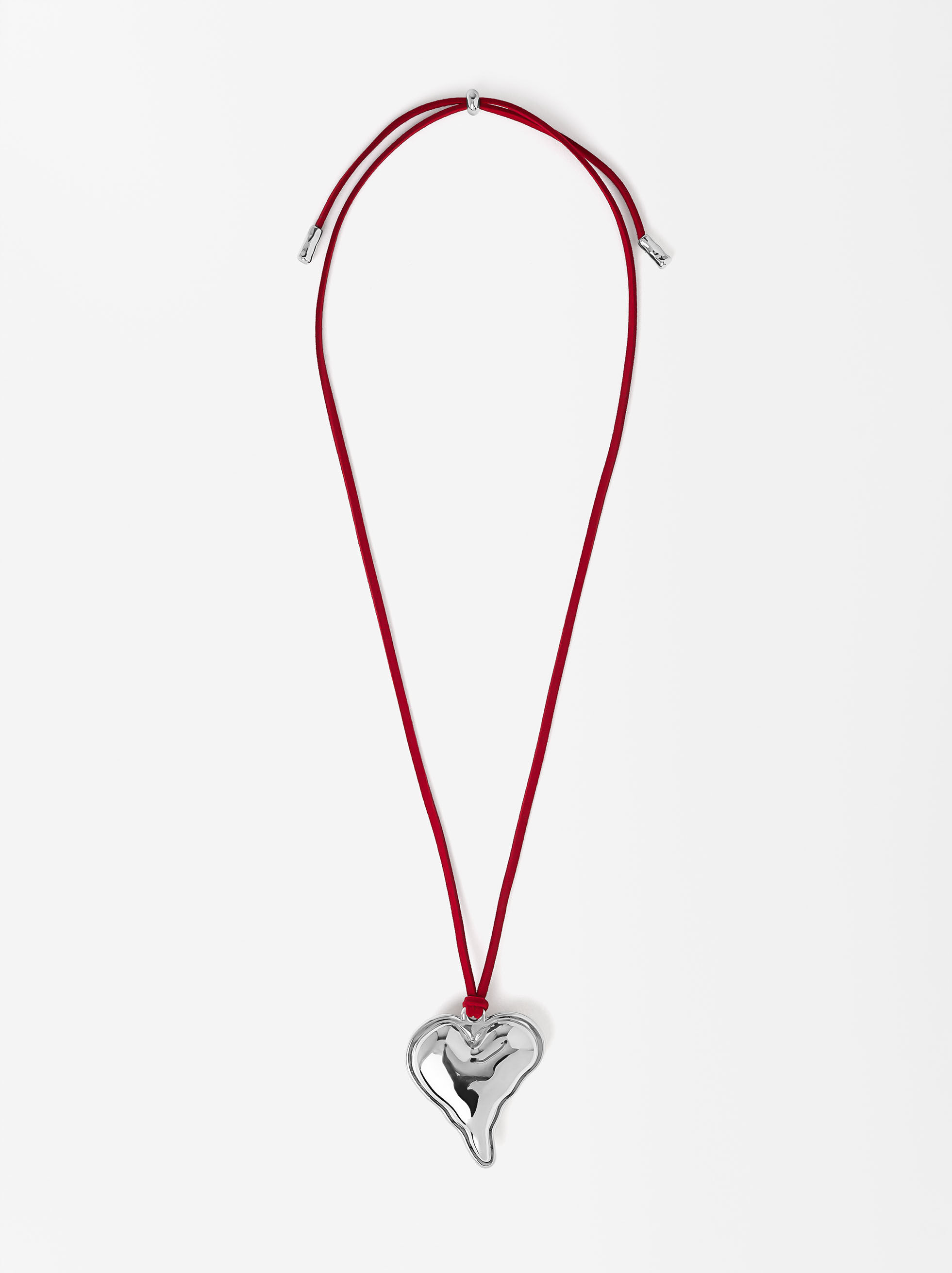 Red cord necklace clearance