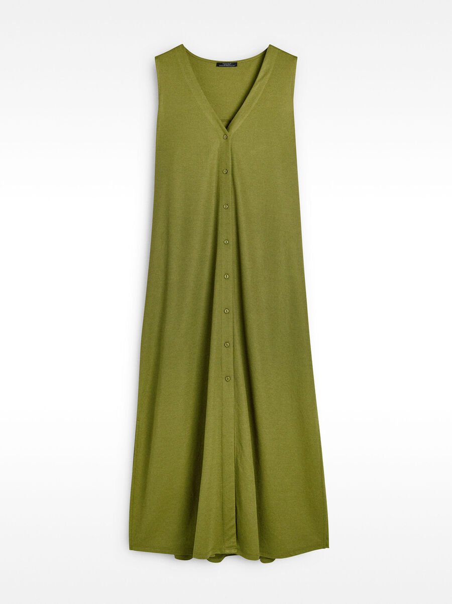 Dress with buttons