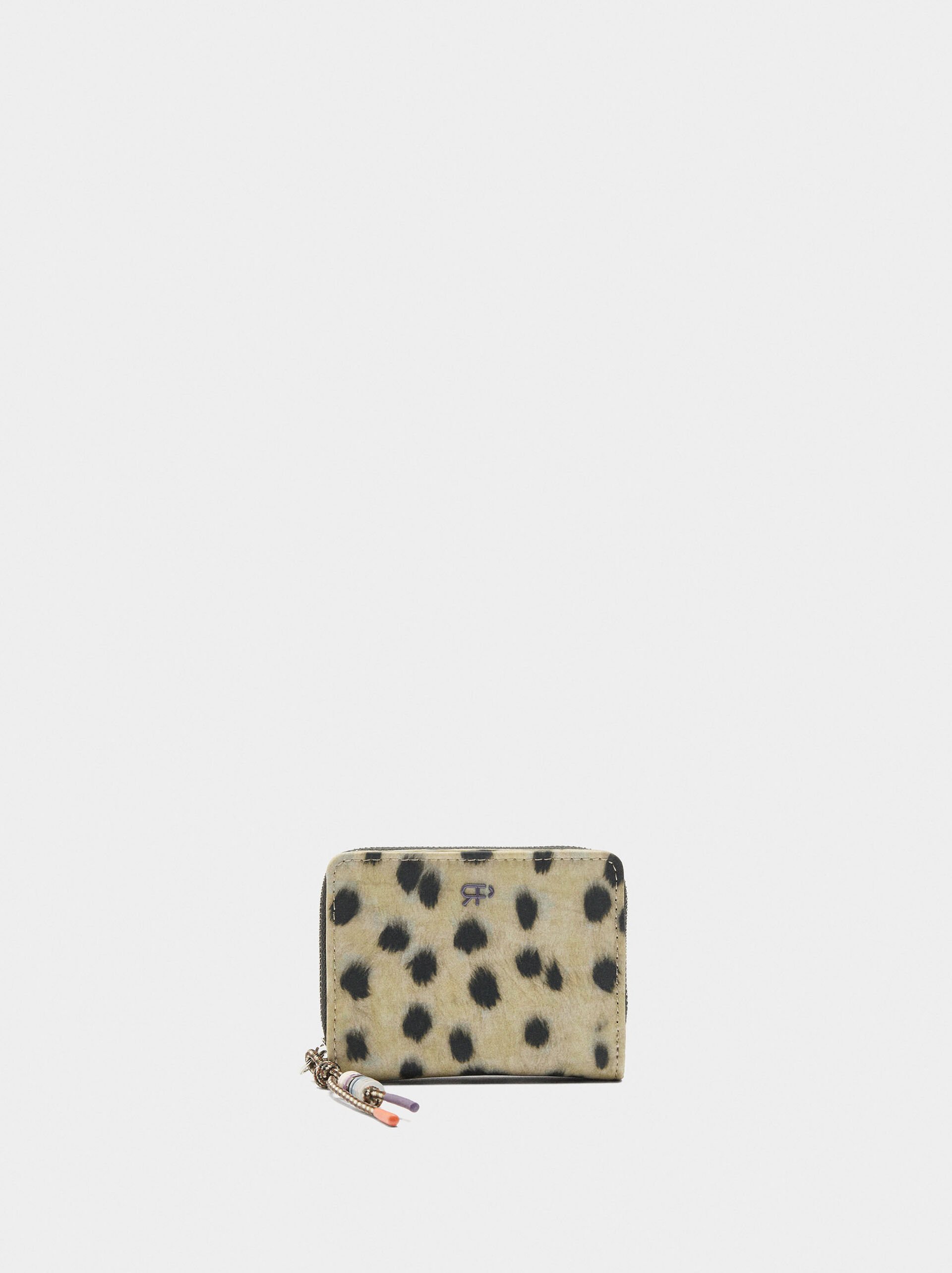 Cartera de nylon estampado animal image number 0.0