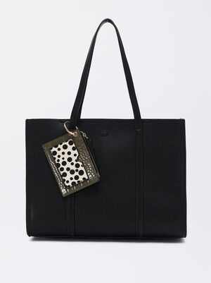 Tote Bag With Leather Pendant image number 0.0