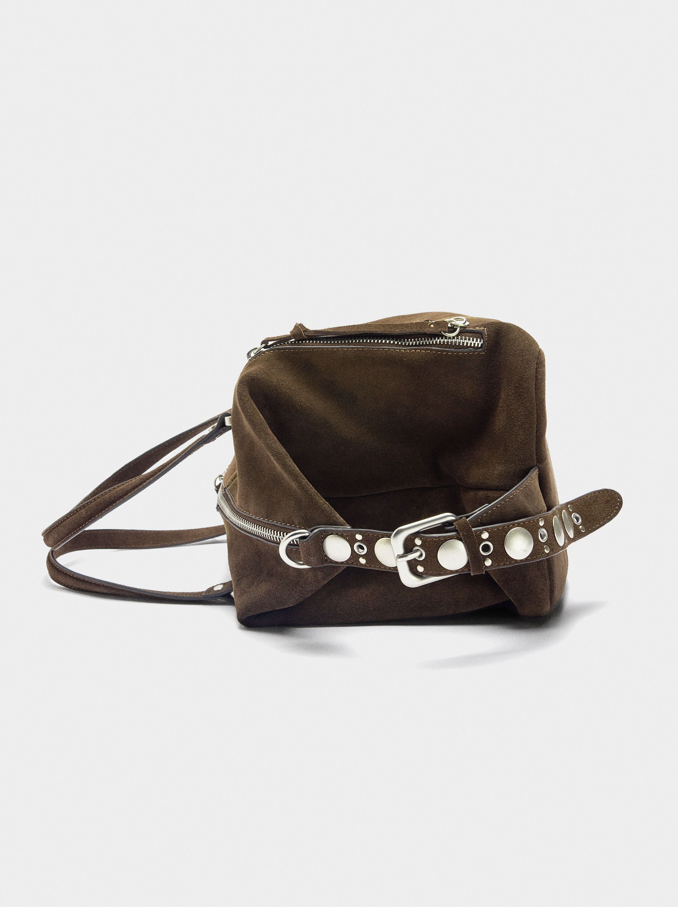 Leather tote bag image number 7.0