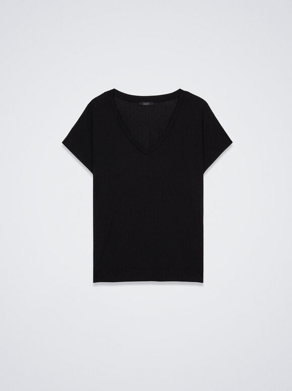 T-Shirt Fabriqué Avec Des Matériaux Recyclés, Noir, hi-res