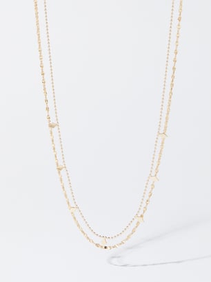 Golden Necklace, , hi-res