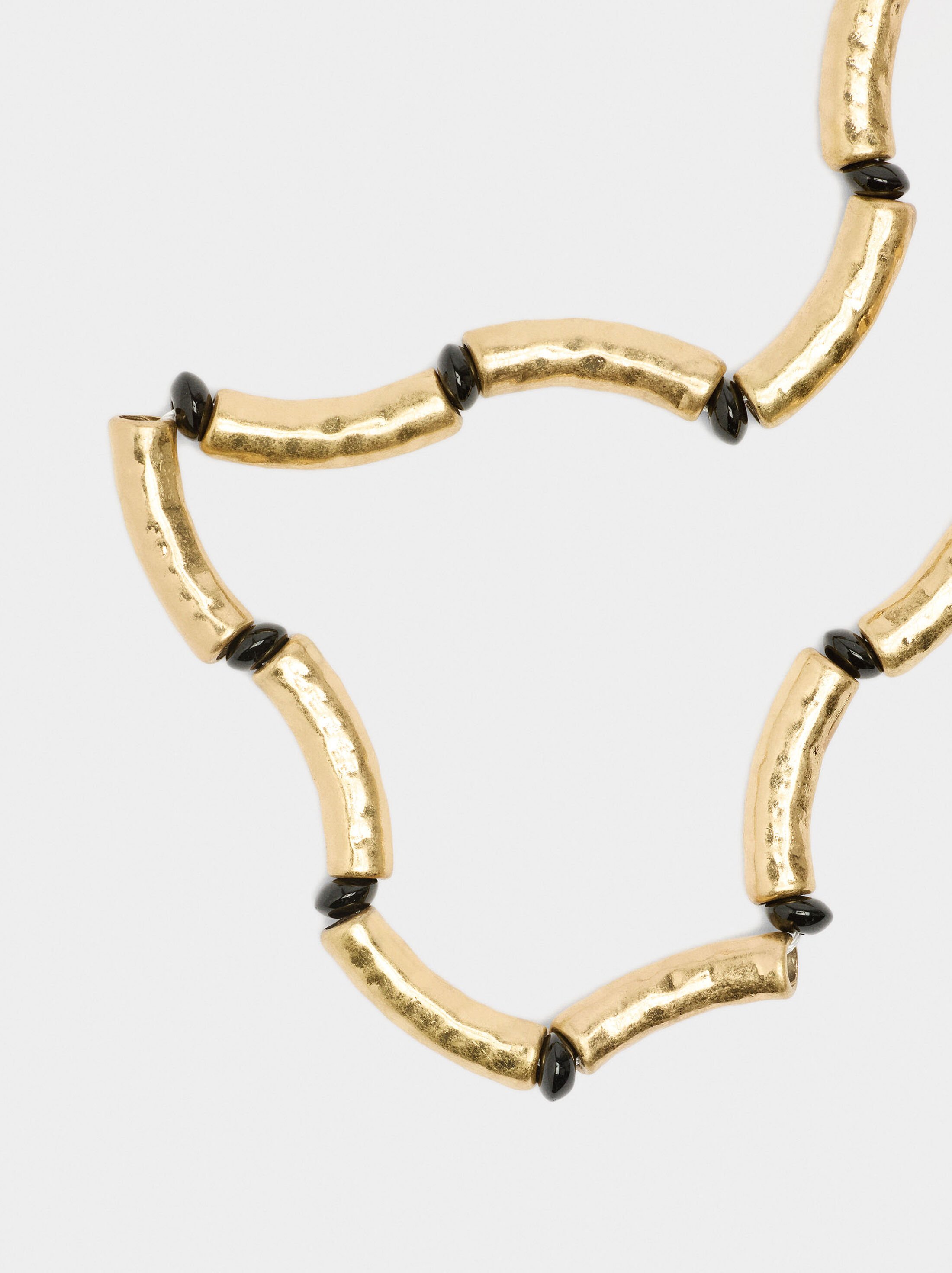 Short segmented tubular necklace image number 2.0
