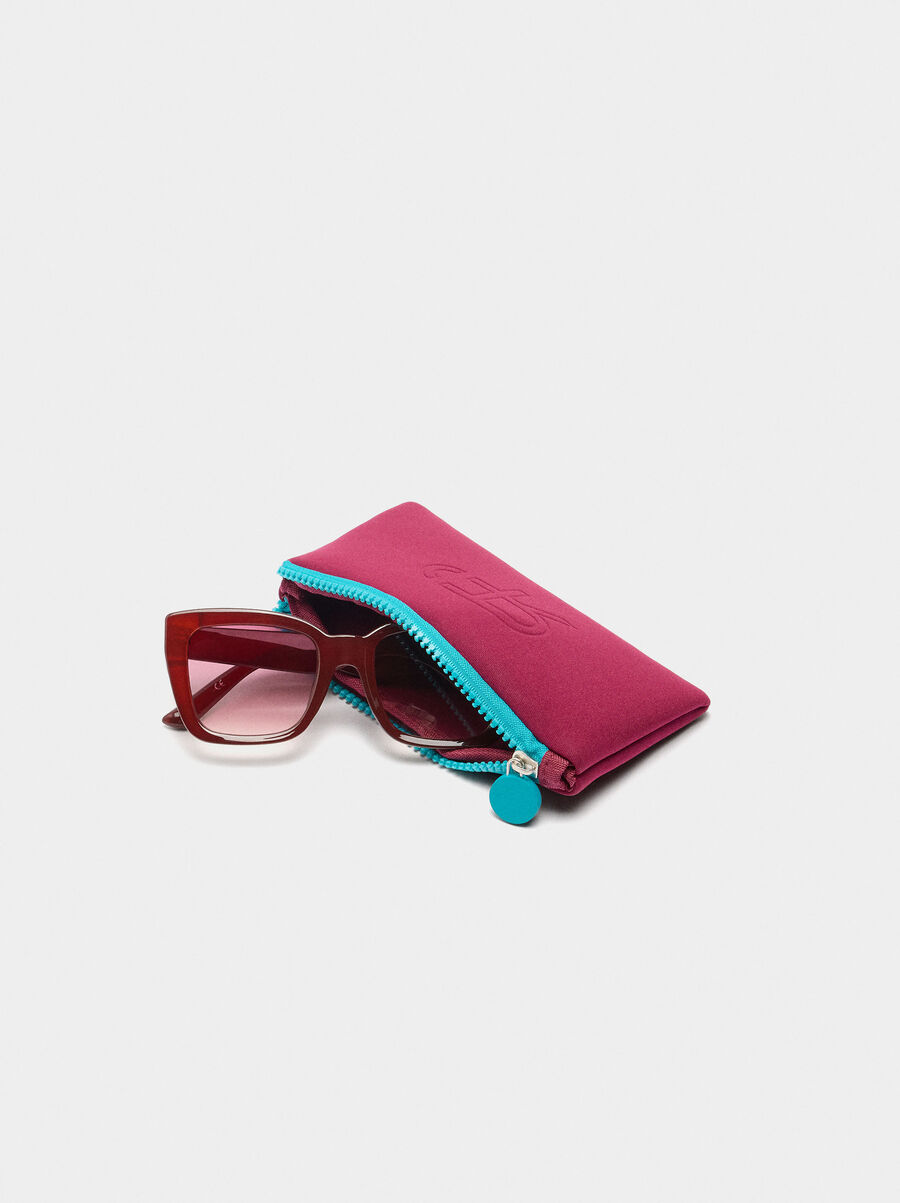 Sunglasses with squares