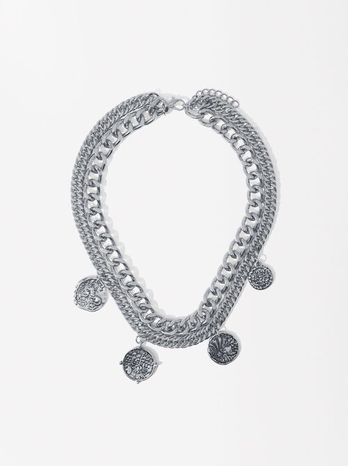 Silver Multi-Chain Necklace
