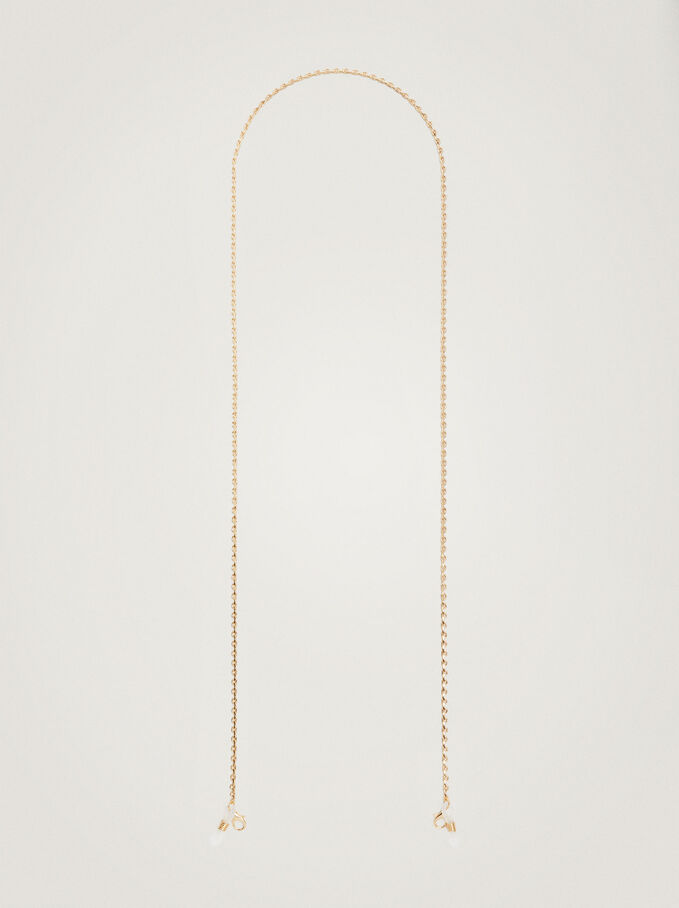 Chain For Sunglasses Or Mask, Golden, hi-res