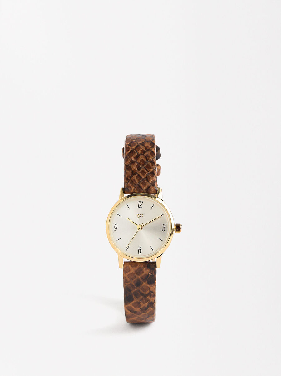 Armbanduhr mit Struktur