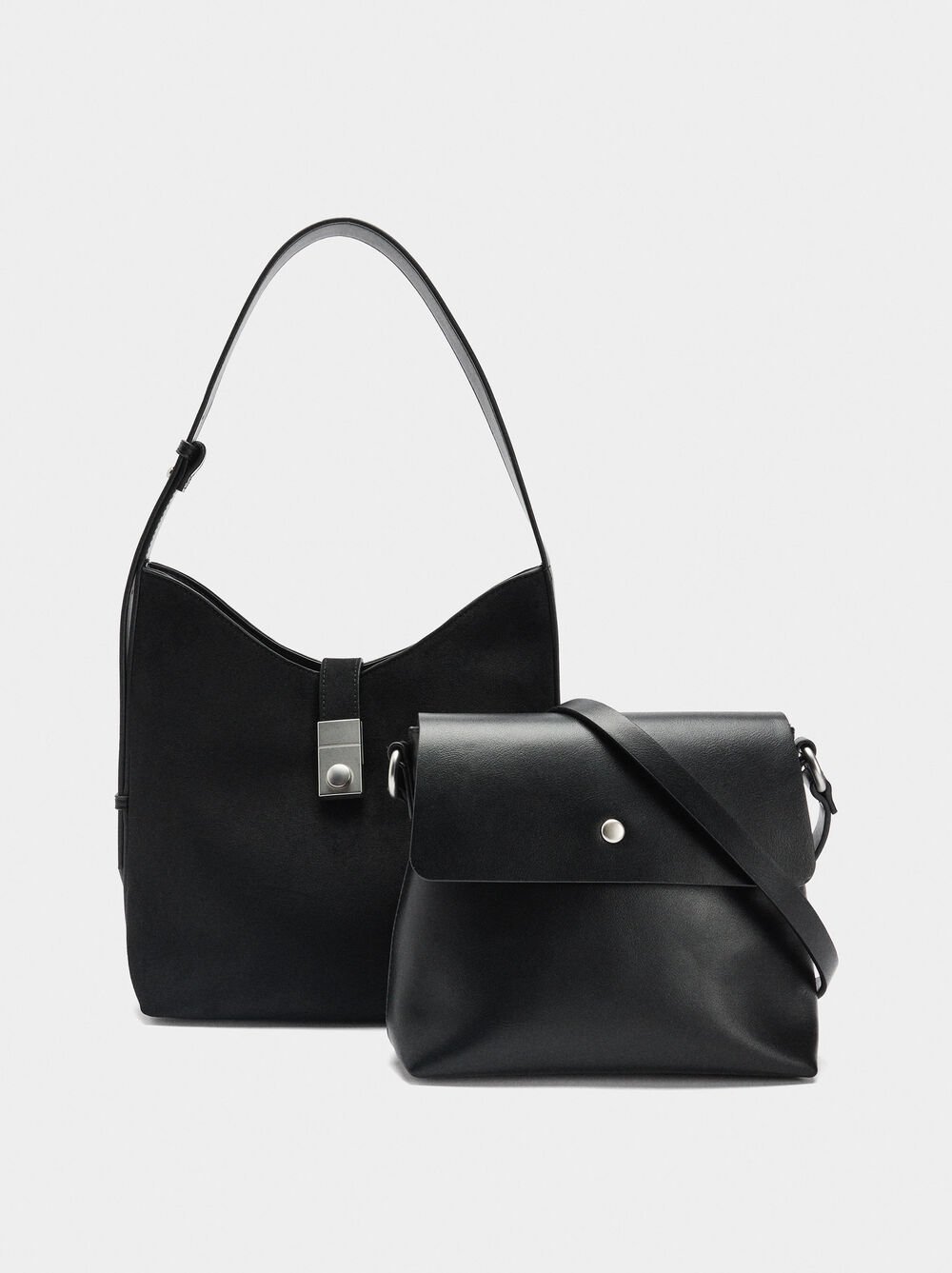 Bolso de hombro con bolso bandolera