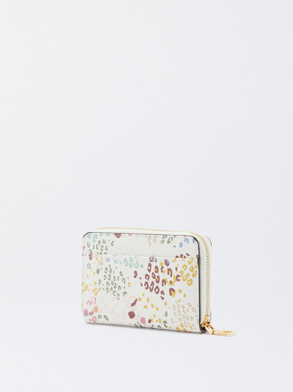 Wallet With Zip Fastening, Multicolor, hi-res