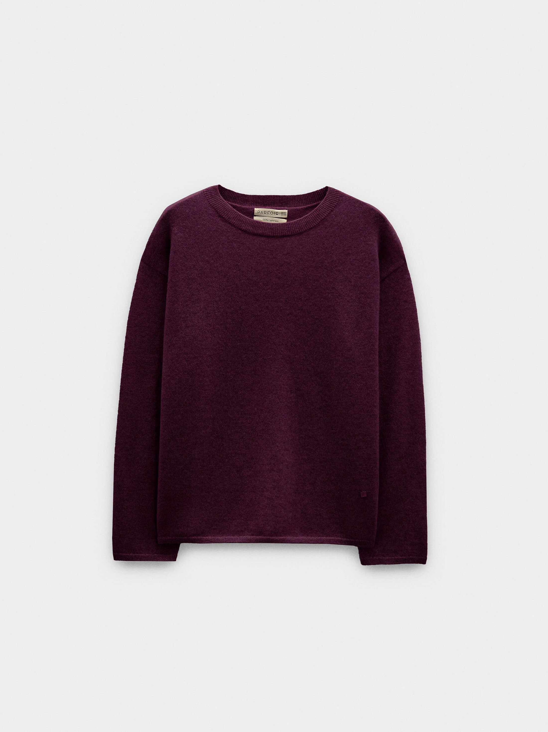 100% cashmere sweater image number 4.0