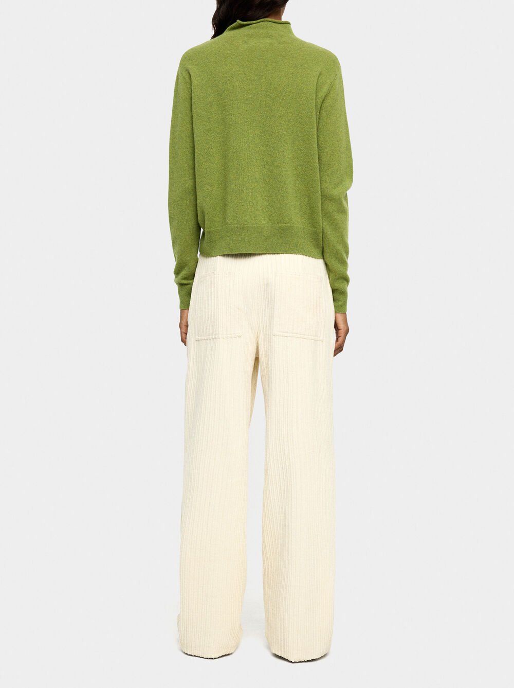 Corduroy trousers with 100% cotton