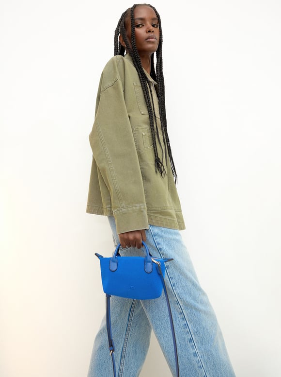 Mini Handbag, Blue, hi-res