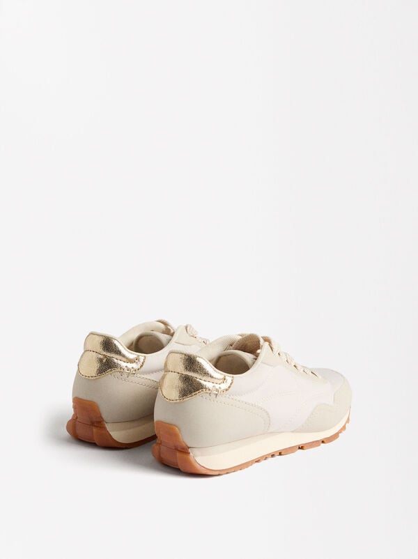 Combined nylon sneakers