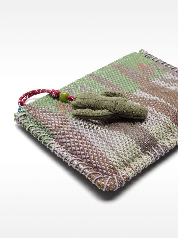 Printed envelope handbag