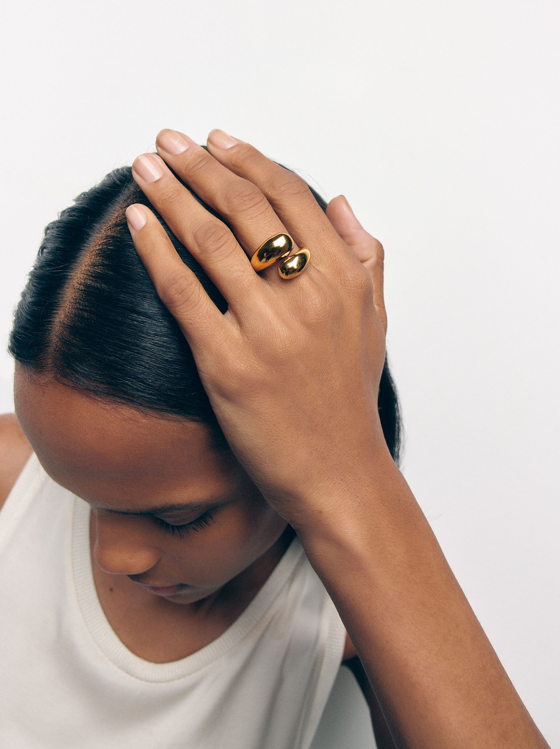 Golden Stainless Steel Ring