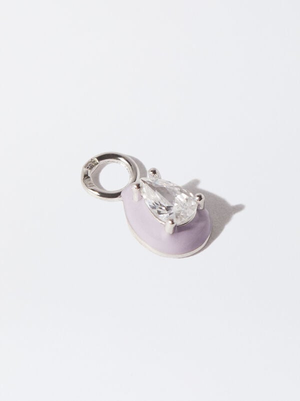 925 silver crystal charm