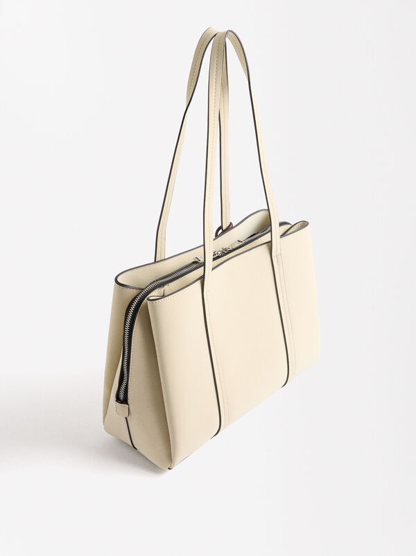 Soft texture shopper bag