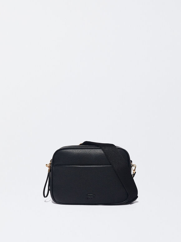 Personalized Crossbody Bag, Black, hi-res