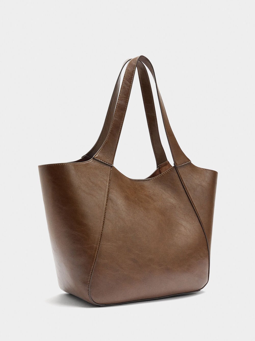 Shopper bag with removable pouch