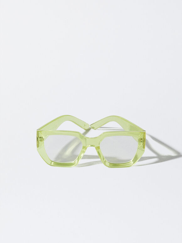 Online Exclusive - Graduated Reading Glasses, Green, hi-res