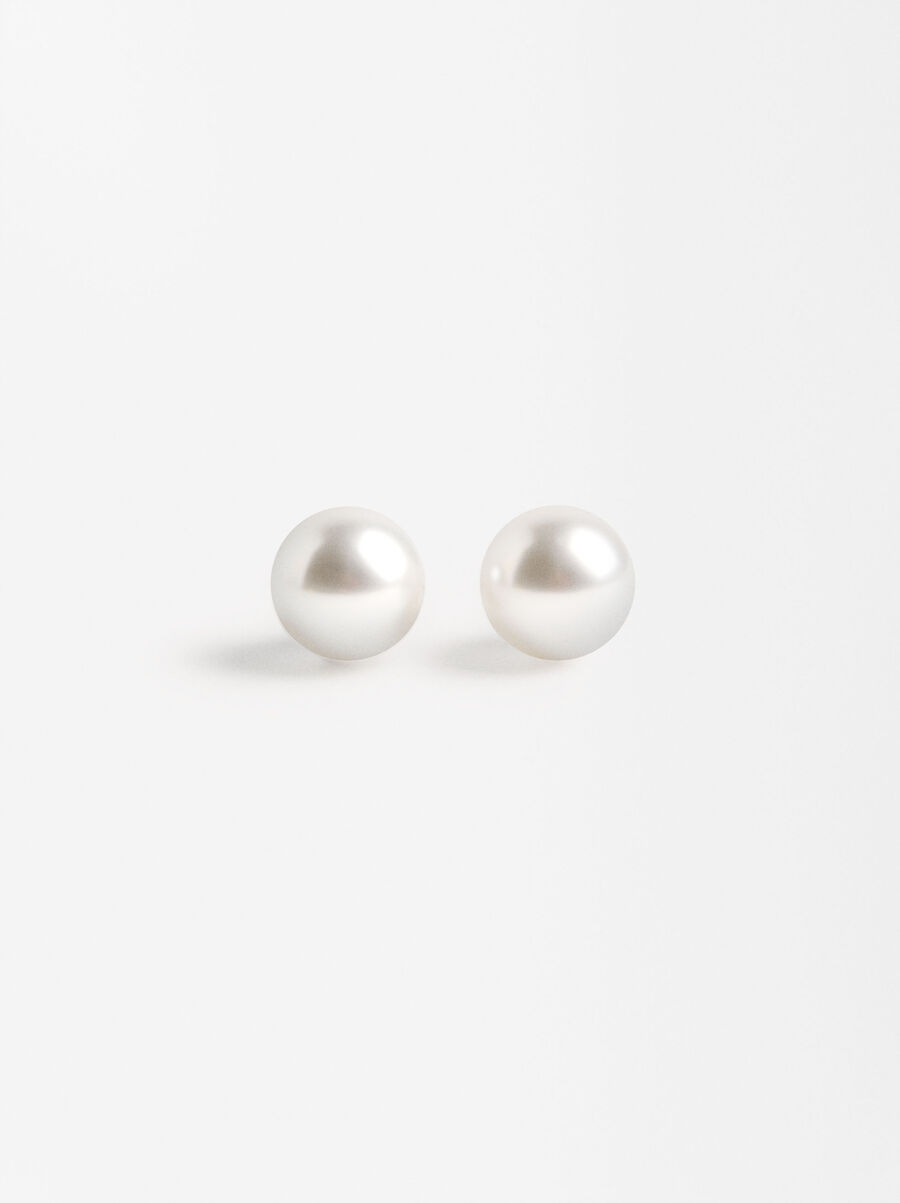 Pearl Earrings - Stainless Steel