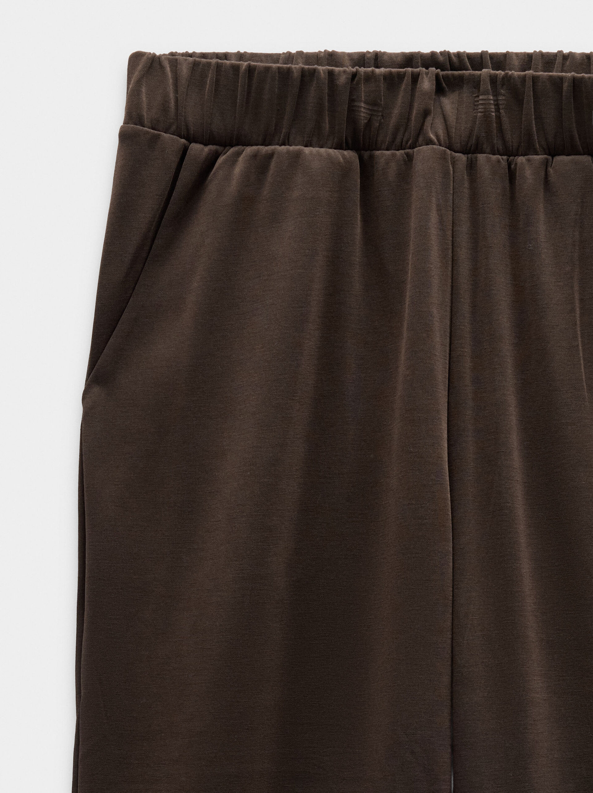 Trousers with elastic waist soft touch image number 5.0