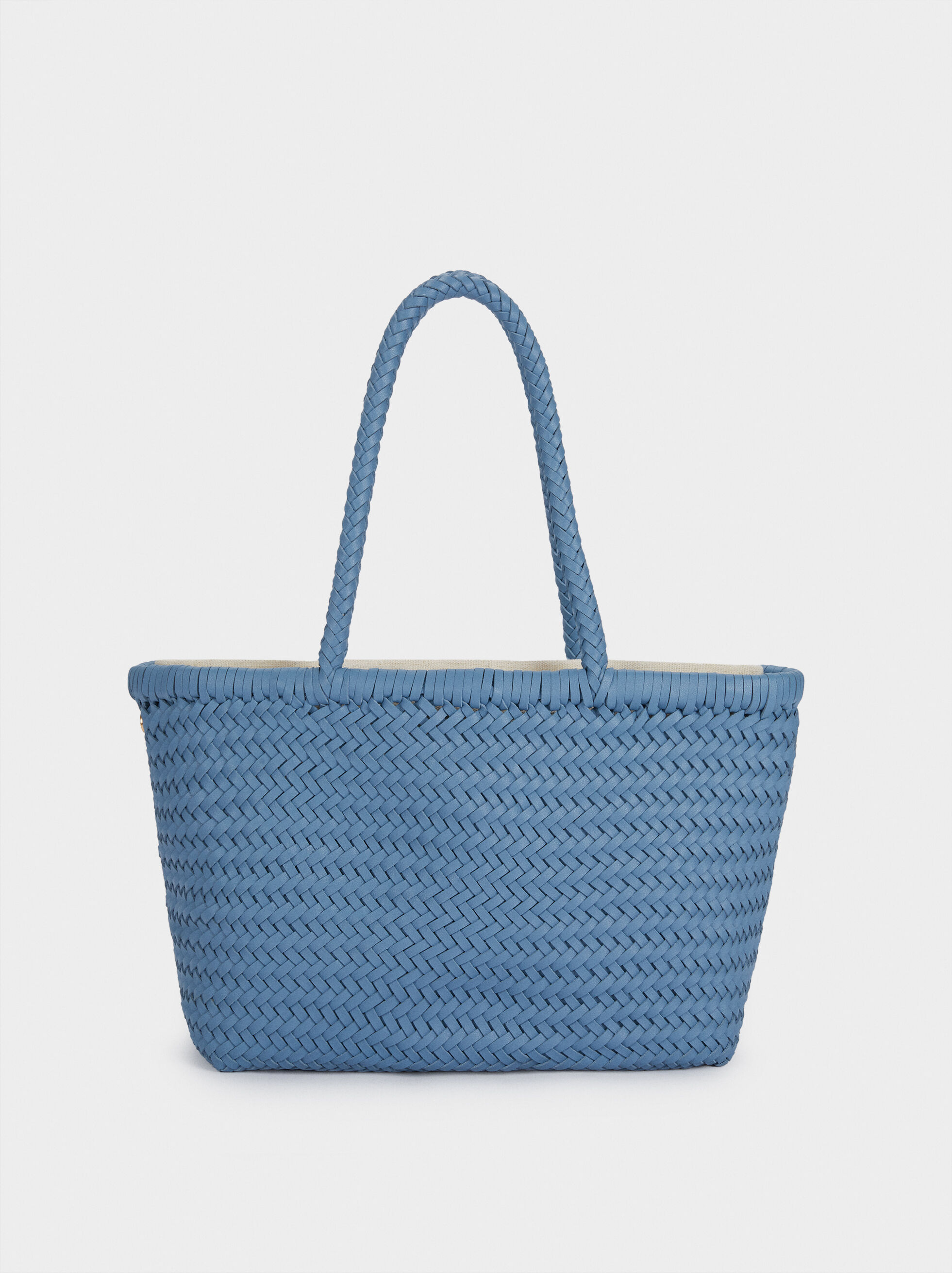 braided tote bag