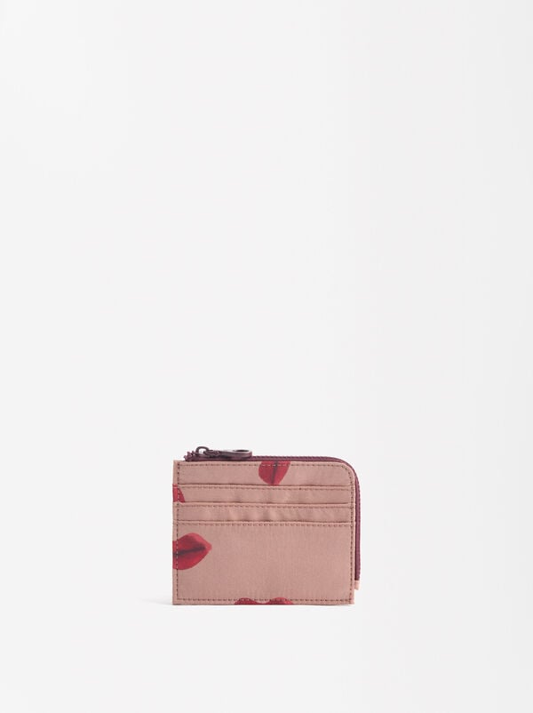 Printed nylon card holder