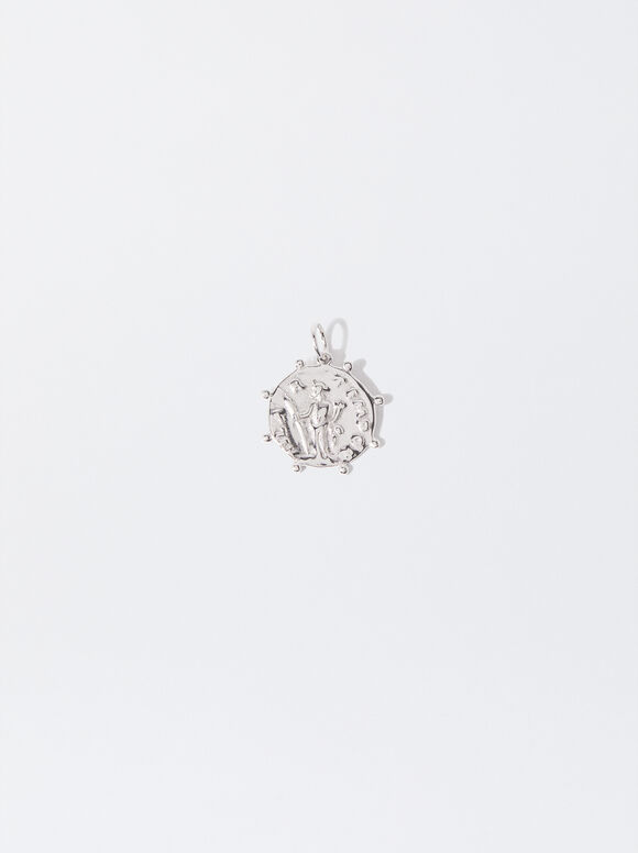 925 Silver Medal Charm, Silver, hi-res