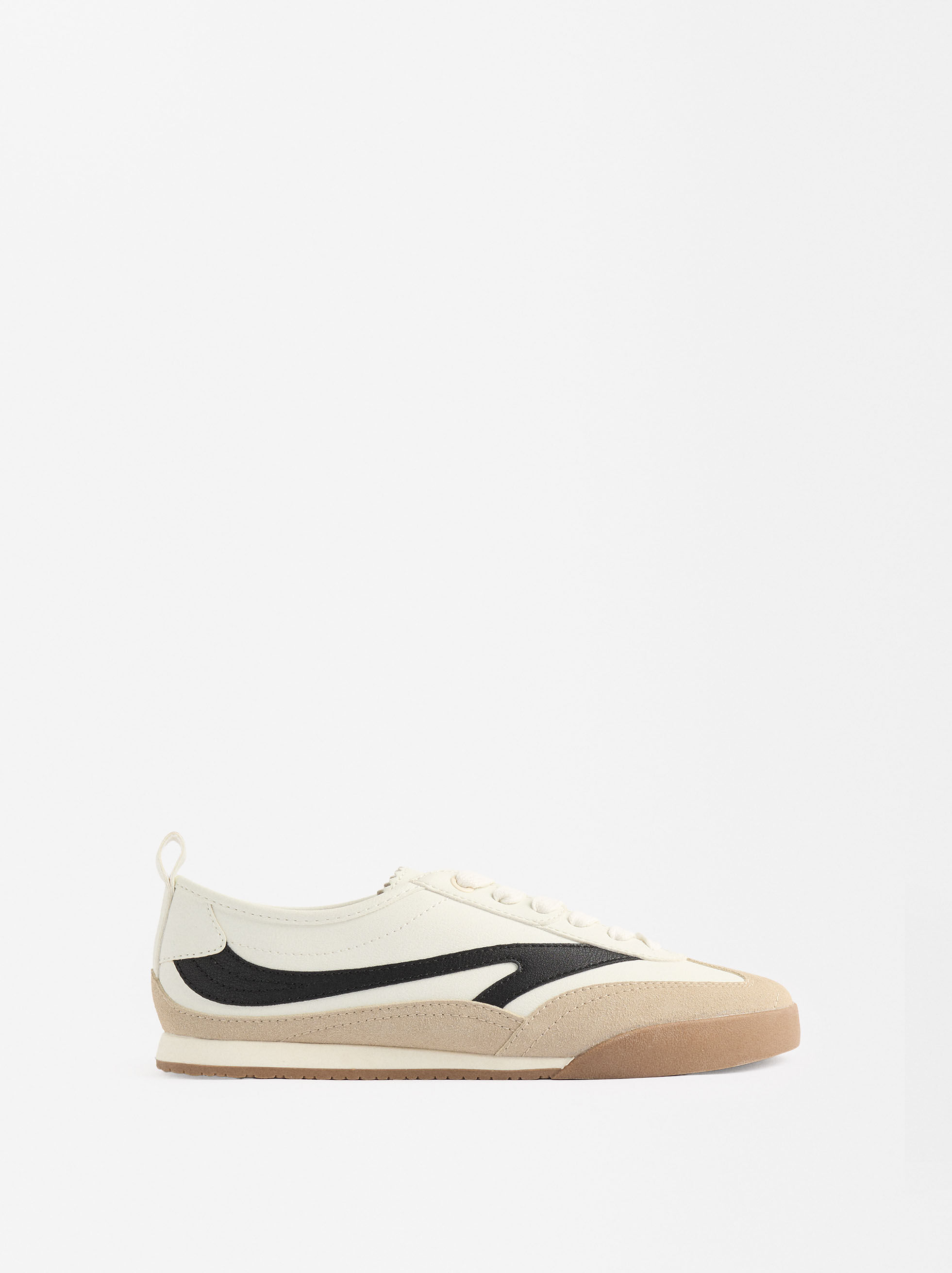 Women s Trainers Suede and Nylon Sneakers Parfois UK