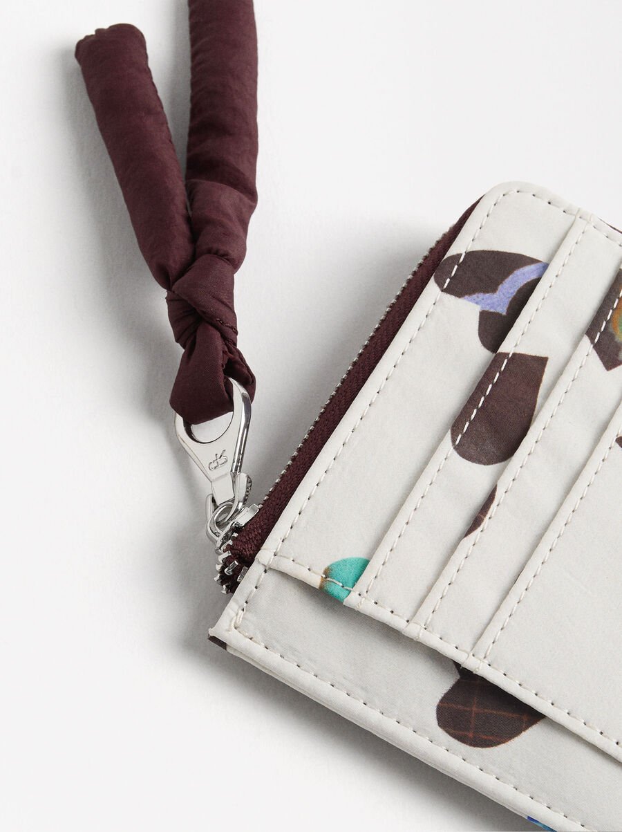 Printed nylon card holder