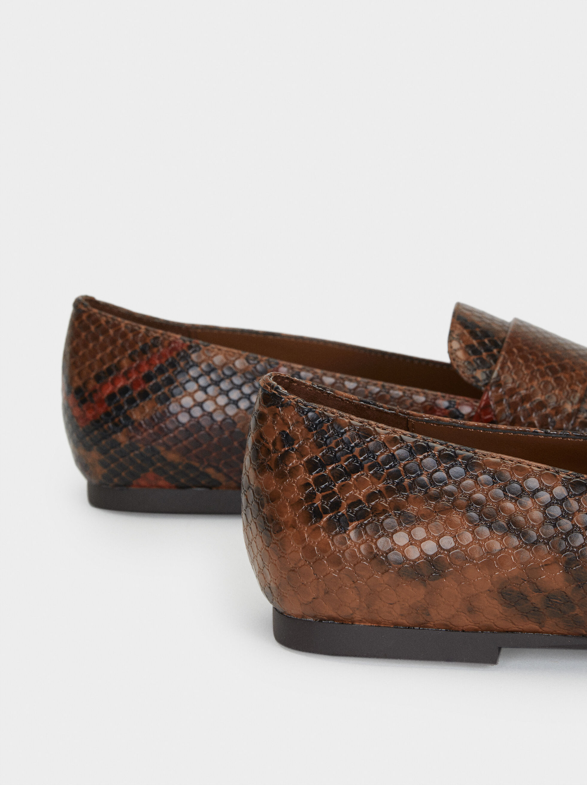 snakeskin loafers