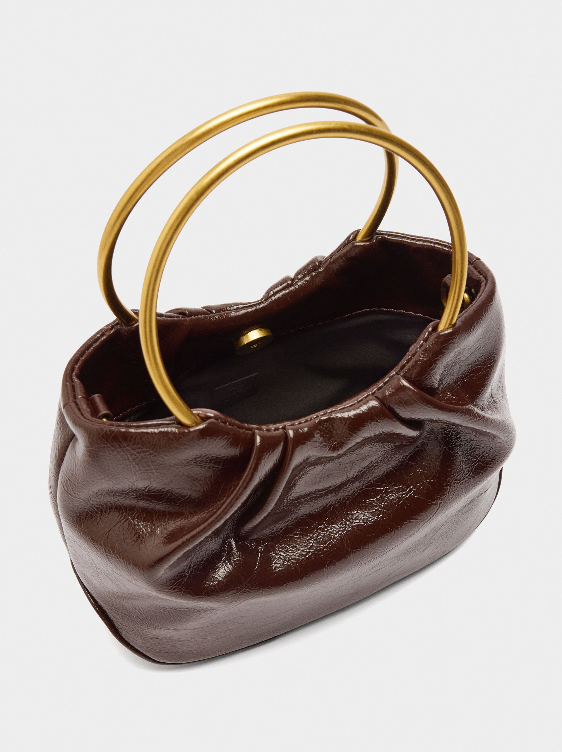 Metallic handbag image number 4.0