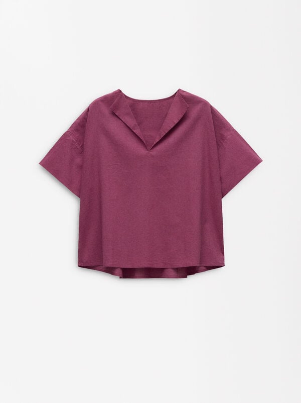 Blouse with 100% cotton